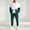 Green, variant on Men's Retro Windbreaker Tracksuits Set Long Sleeve Full Zip Running Sports Sweatsuit Color Block 2 Piece Outfits Commuting