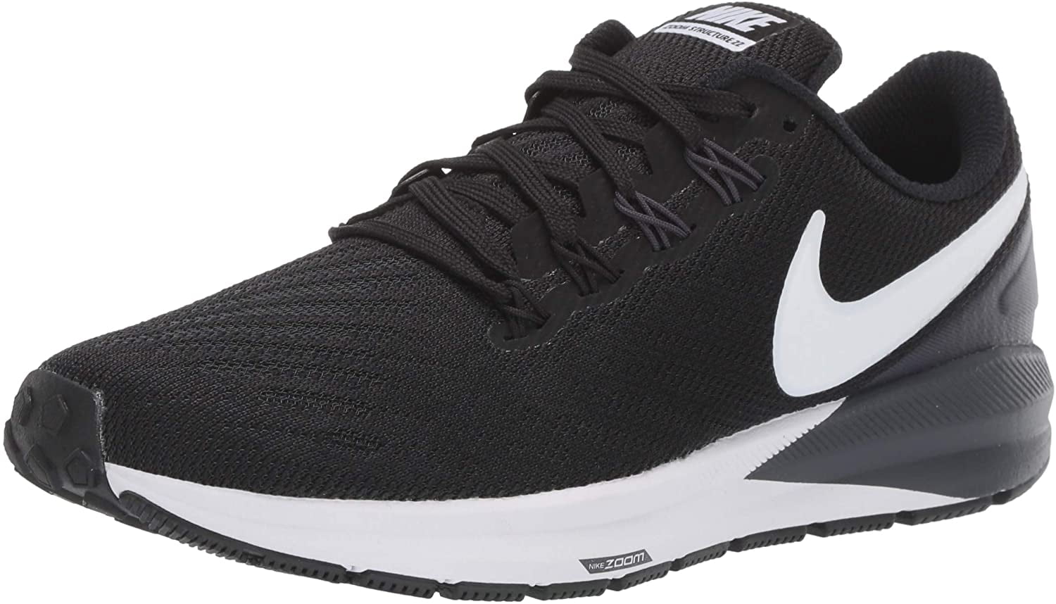 nike zoom womens black and white