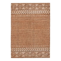 Linon Marion Lansing Polyester 2' x 3' Accent Rug in Cream