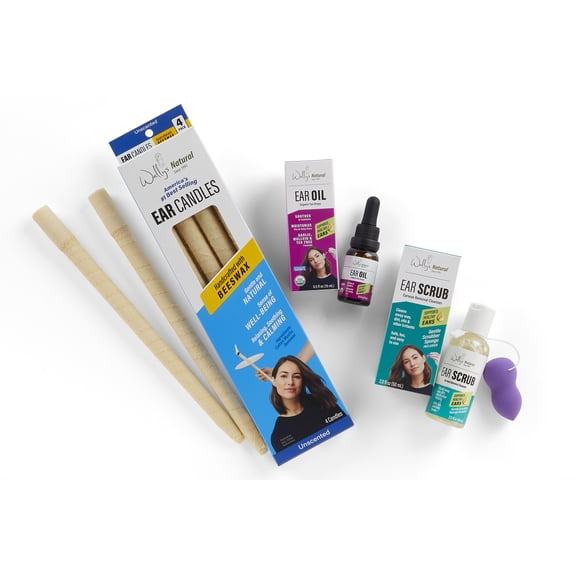 Wally's Natural Adult Ear Care Bundle, 3 Pack