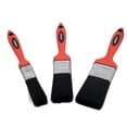 thumbnail image 2 of 3pc Paint Brush No Bristle Loss Set For Painting + Decorating Soft Grip Handle, 2 of 3
