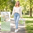 thumbnail image 5 of Small Animal Travel Carrier, Portable Bird Cage with Clear Panoramic View, Outdoor Carrier for Parrots, Hamsters, Guinea Pigs, Vet Visits & Car Travel, 1Pack White, 5 of 6
