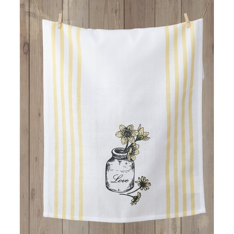 Better Homes & Gardens, 2 Pack, Rustic Blossoms Kitchen Towels 
