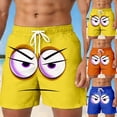 thumbnail image 5 of Men's Summer Shorts Sport Leisure Beach Men's Shorts Funny Print Men's Shorts with Elastic Drawstring Summer Shorts Loose Comfortable Leisure Shorts Breathable Lightweight Sports Shorts, 5 of 5