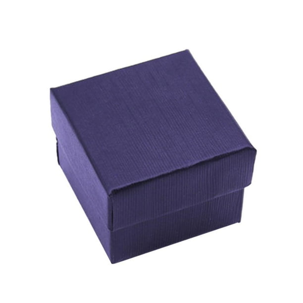 Cardboard Jewelry Box w Padding Necklace Gemstone Paper Box Gift