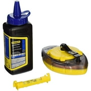 Stanley Chalk Line Reel, Blue Chalk, Line Level