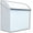 White, variant on NACH Baxter High Capacity Parcel Mailbox – Black Wall Mount Mailboxes for Outside - 12.4”x7.1”x11.8
