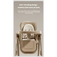 thumbnail image 5 of Convertible Baby High Chair with Swing Combo,Baby Swing&Toddler Eating Chair with Foot Rest, PU Cushion, Adjustable Height for 6-36 Months, Unisex,WHITE, 5 of 14