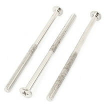 Unique Bargains M6 x 110mm 1mm Pitch Flat Head Countersunk Bolts Machine Screws (3-pack)