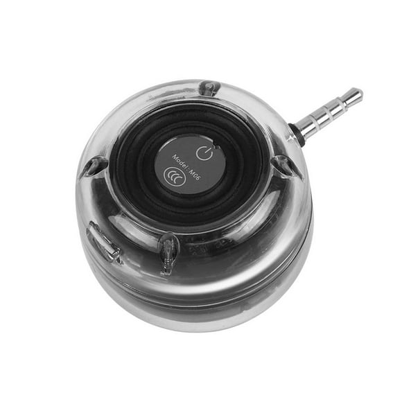 Altavoz de enchufe, Mini enchufe de 3,5 mm MICRO Caja de sonido de alta fidelidad Caja de sonido de graves estéreo Diseño a prueba de futuro