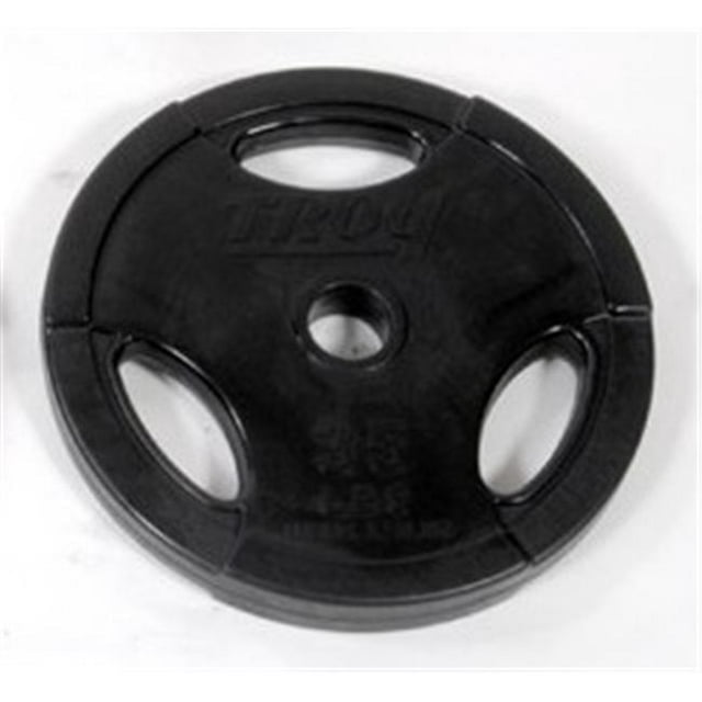 Troy Barbell GO-035R Rubber Encased Olympic Grip InterLocking Plate - 35 Pounds