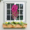 thumbnail image 4 of Clearance, Artificial Hanging Flowers for Outdoor, Simulated Rose Artificial Flower Plastic Flowers Vines Artificial Flowers for Outdoor Home Wedding Garden Yard Hanging Baskets Decoration, 4 of 5