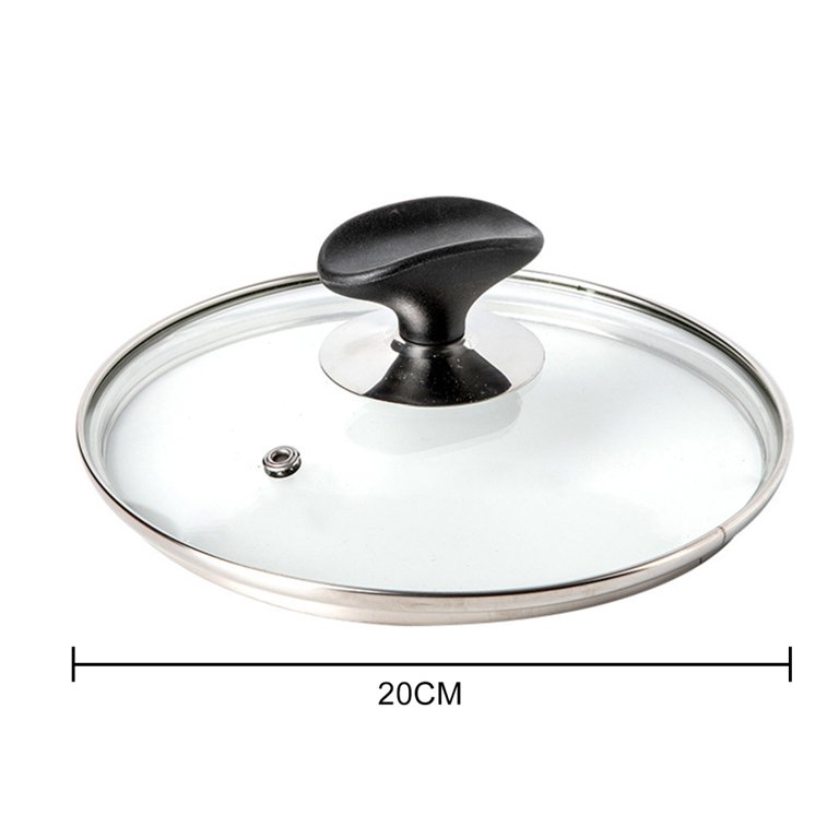 UPKOCH Glass Pans Lid Saucepan Glass Cover Universal Pan Lid Glass Pan Lid  Pot Lid Glass Lid Pot Replacement Glass Pot Cover Replacement Lids for Pots