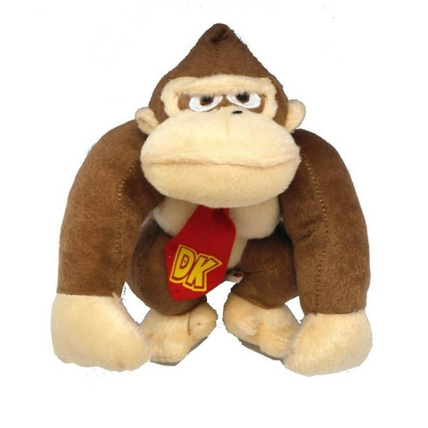 Donkey Kong Small Kids Plush Toy w/Secret Zipper Pocket (8in) - Walmart.com - Walmart.com