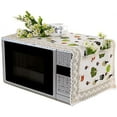 thumbnail image 1 of (100cm*35cm)Microwave Oven Cover Non slip Microwave Oven Dust Proof Cover Modern Simple Dustproof Cotton Machine Protector Decorative Kitch, 1 of 4