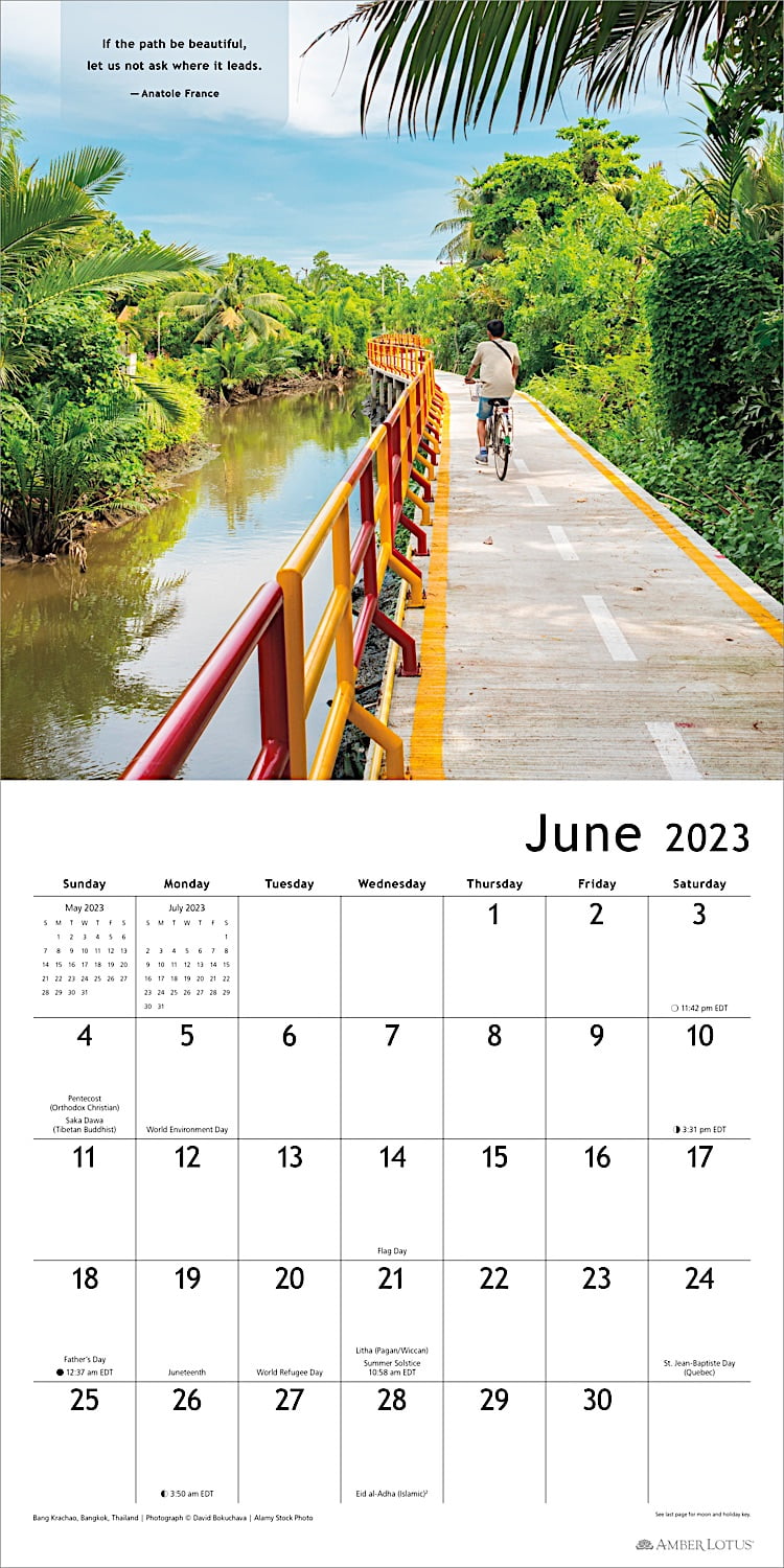Buy Bicycle Bliss 2023 Wall Calendar Bike Adventures and Inspiration