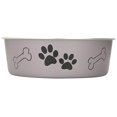 thumbnail image 2 of Loving Pets Bol Métallique Bella, Extra Large, Raisin, 2 of 3