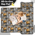 thumbnail image 4 of Gray Background Basketball Elements Pattern Toddler Nap Mats for Kids Preschool,Sleeping Mat Bag or Kids,Toddler Sleeping Bag,Toddler Nap Mat or Daycare, 4 of 6