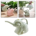 thumbnail image 3 of Arrosoir en Forme d'Éléphant pour Fleurs Succulentes en Pot Vert, 3 of 8