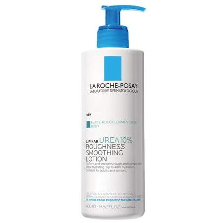 La Roche-Posay Lipikar Urea 10% Roughness Smoothing Lotion | Lotion For Dry Skin With 10% Urea + Shea Butter + Allantoin | Rough And Bumpy Skin Lotion | Softens & Smooths Skin With 1 Application MS