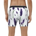 thumbnail image 4 of Disketp Lavender Flowers Men's Boxer Briefs Men’s Underwear Boxer Briefs for Men, 4 of 7