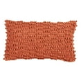 thumbnail image 1 of Saro Lifestyle 5810.RU1220B 12 x 20 in. Nubby Design Throw Pillow with Down Filling, Rust, 1 of 1