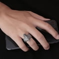 thumbnail image 4 of Adjustable Flying Eagle Open Ring Vintage Viking Punk Zinc Alloy Animal Statement Ring for Women and Men Silver Tone Classic Jewelry, 4 of 7