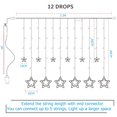 thumbnail image 5 of 2.5M 138LED Star String Light Waterproof 8Modes Warm White Curtain Lights for Ramadan Party Bedroom Wedding Christmas Decoration, 5 of 5