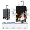 thumbnail image 6 of Lsque Coffee Gnome (2) Printed Luggage Cover, Travel Luggage Protector,Scratch and Dirt Resistant, Fits 18-32 Inch Luggage - Medium, 6 of 9