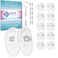 thumbnail image 1 of Kit de reparación de gafas GMS Optical con almohadillas nasales antideslizantes (10 pares), 1 of 7