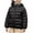 #009-Black, variant on Favoffer Kids' Lightweight Hooded Down Puffer Jacket, 4-13Y