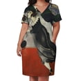 thumbnail image 3 of Vestido de bolsillo suelto de Marc Chagall para cumpleaños, cóctel, fiesta, vestido de fiesta, ropa para niña, mujer, verano 2025, 3 of 7