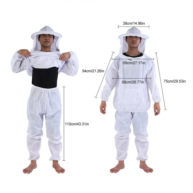 POCREATION Beekeeping Jacket, Beekeeping Suit, Beekeeping Supplies For Women Men Beekeeper