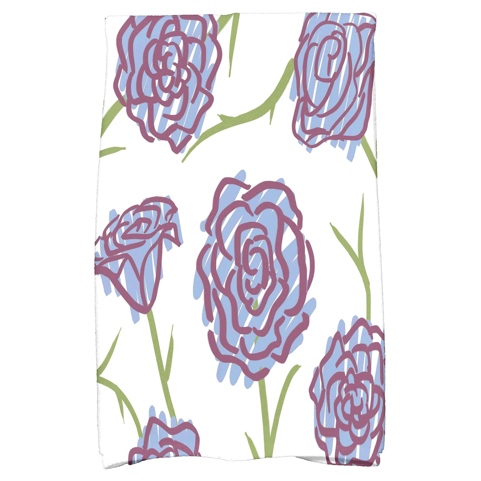 Simply Daisy 16" x 25" Spring Floral 2 Floral Print Hand Towel