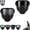 Black+grey, variant on Detachable Full Face Goggle Mask for Grass Cutting Landscaping - Anti-Fog Grass Cutting Goggles Mask for Yard Work (Colored)