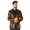 thumbnail image 4 of OppoSuits Men's Blazers Tiger Royale - US 40 Gold, 4 of 4