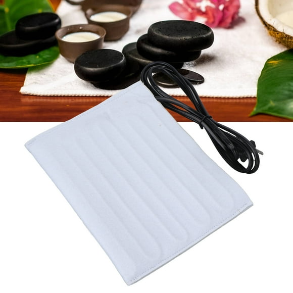 Hot Stone Heating Bag, Pain Relief Hot Massage Stone Heater Long Lasting Temperature Charged US Plug 110V Lightweight with Storage Bag for Home Use