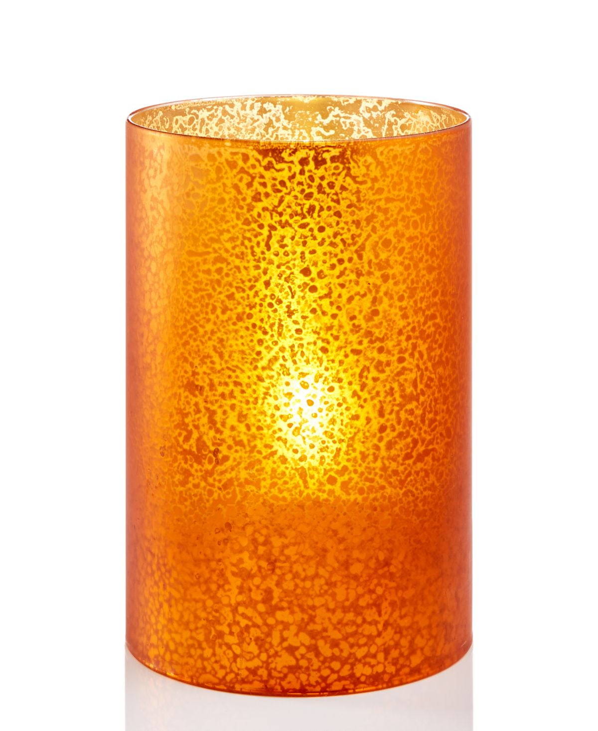 Holiday Lane 4″ X 6″ Led Candle Holder (Orange)