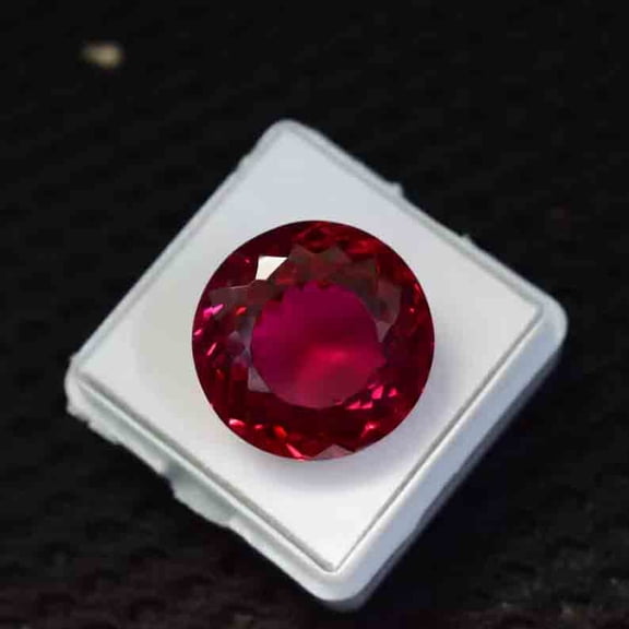 Natural Red Ruby 20Ct Round Necklace Penant Jewelry Making Loose Certified Gemstone