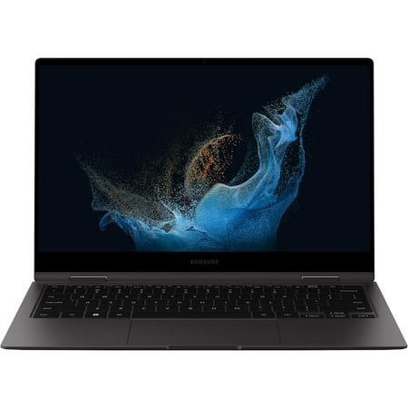 Restored Samsung Galaxy Book 2 Pro 360 5G 13.3" (Graphite) 256GB 2-in-1 Touchscreen Laptop FHD AMOLED (Refurbished)