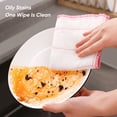 thumbnail image 6 of 5pcs Absorbent Microfiber Dish Cloths - Lint Free Dishwashing Towels, Scouring Pads, and Cleaning Rags - Kitchen Accessories and Cleaning Tools, 6 of 10