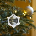 thumbnail image 7 of 3drose, Canal Du Midi at Bezier, Herault, Languedoc, France - Eu09 Dbn0600 - David Barnes, 3 inch Snowflake Porcelain Ornament, 7 of 7