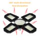 thumbnail image 5 of E27 Warehouse High Bay Light 120W Luz De Garaje Ajuste Libre Led Con Cuatro Paneles Ajustables High Bay Light Plegable De Alta Potencia Para Taller Garaje Sótano Granero Speravity HA014070-00, 5 of 6
