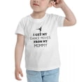thumbnail image 3 of I Get My Dance Moves from My Mommy Cute Toddler T Shirts for Boys Girls (White, 4T), 3 of 5