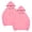 Pink, variant on Gkeoshab Women Blouses Casual Cotton Hooded Collar Drawstring Hoodies Pullover Sweatshirts Casual Long Sleeve Shirts Polyester Blackish Green L