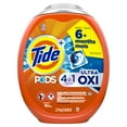 thumbnail image 5 of Tide PODS® Ultra OXI Liquid Laundry Detergent Pacs, 85 Count, 5 of 13