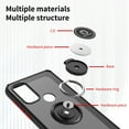 thumbnail image 5 of Matte Frosted Hard Back Ring Stand Cover for Moto G Power 2022, G Pure, 5 of 8