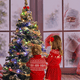 thumbnail image 5 of FloreceBien Luces de cinta navideñas con pilas, cadena de luces para árbol de Navidad, fiesta de cumpleaños, decoración navideña, 5 of 5