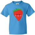 thumbnail image 3 of Inktastic Strawberry Kawaii Youth T-Shirt, 3 of 5