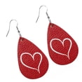 thumbnail image 1 of Minnieouse Pendientes Cuero Labio Oreja Cuelga En forma de corazón Joyería hueca Adornos de aretes Favores de fiesta Regalo de San Valentín Boda Ropa, zapatos y accesorios Miscelánea tipo 12 Minnieouse AP010115-11, 1 of 6